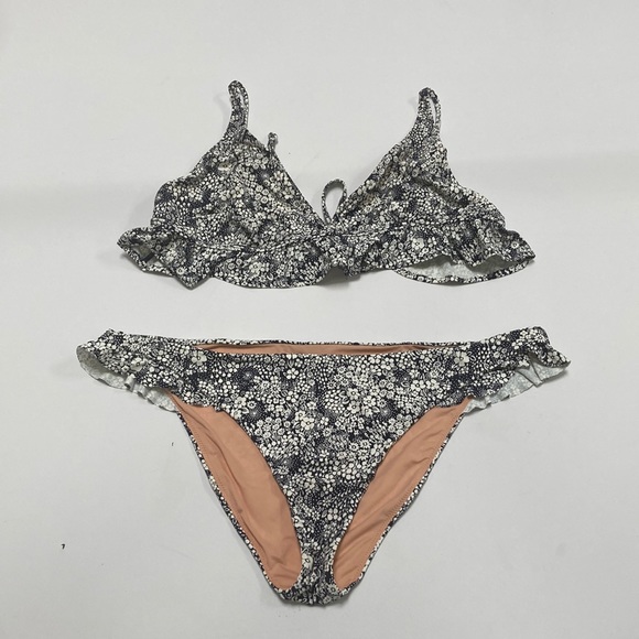 J. Crew Other - J Crew French Bikini Ruffle Top in Valley Floral